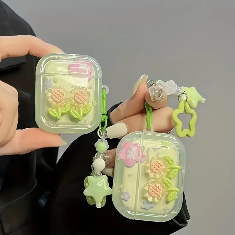 Stereoscopic Sunflower Suitable for AirPods Pro/pro1 Wireless 111 Generation Headphone Case Headphone Case