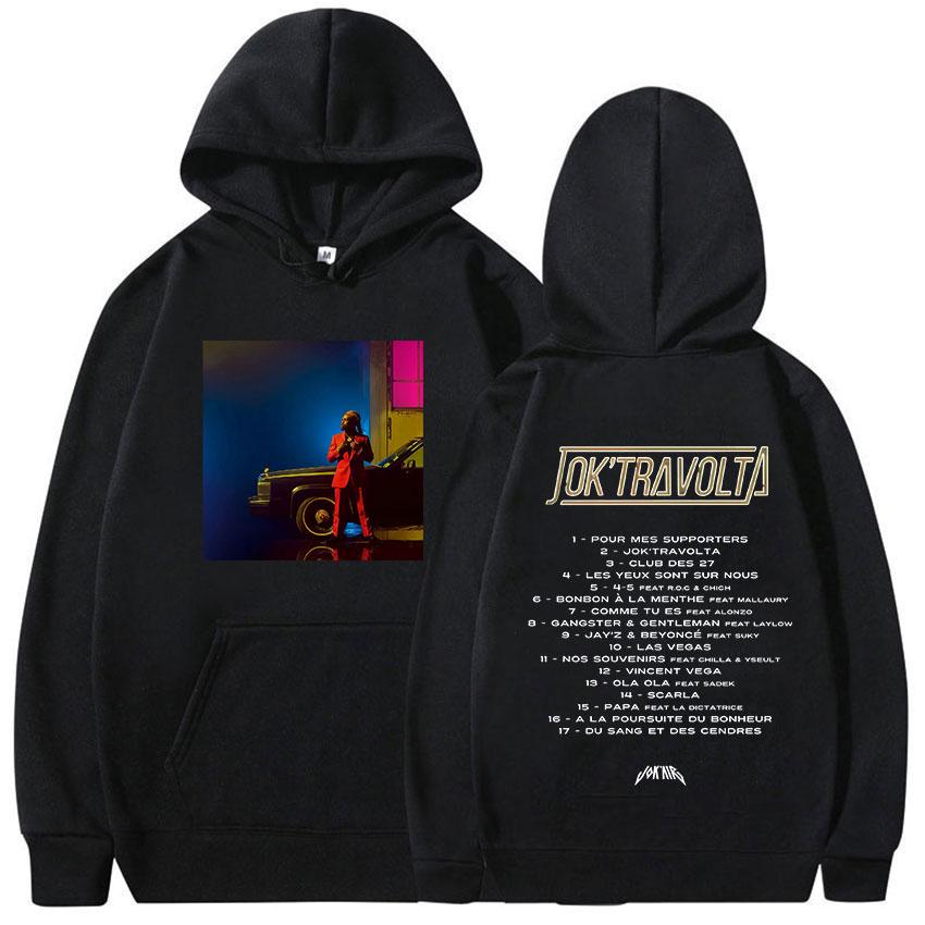 

Rapper Jokair Jok Travolta Album 2025 Fans Hoodie Men s Hip Hop Fleece Pullover Sweatshirt Unisex Loose Fashion Clothing Hooded 3XL