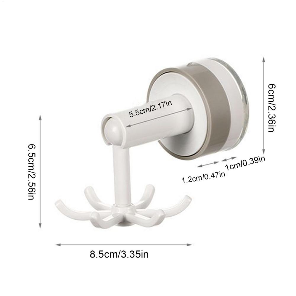 

Suction Cup Towel Hook Heavy Duty Suction Cup Hooks Rotating Holder Organizer Hanger For Shower Restroom Wall Hotel Apartment