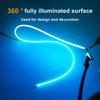 5PCS/Pack 3V LED Same End Filament Flexible Ultra Slim Spiral Bulb Retro Edison Bulb Lamp Parts Diode Lighting Strip Decoration