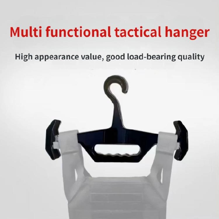 Small Folding Utility Hanger Vest Hanger Plastic Texture Perfect for Travel Storage of Thicken Coat and Adventure Gear