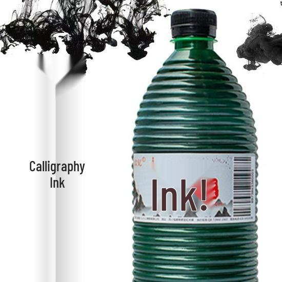 Stor flaska kalligrafiblack för kinesisk målning & övning - 250g/450g