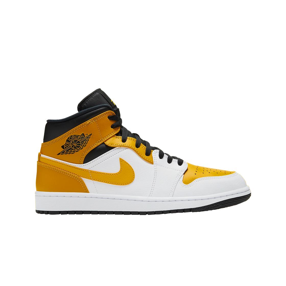 

Jordan 1 Mid White University Gold 255