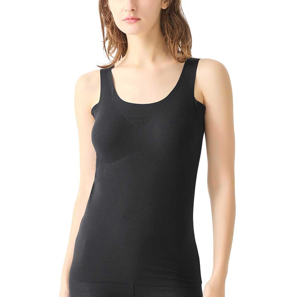 Gunze Acedron Bra Top with and Innerwear for Chest and Armpit Tank Top with Chest MC2058P Sweat-Absorbing Pads, Sweat-Wicking Quick-Drying Sweat,