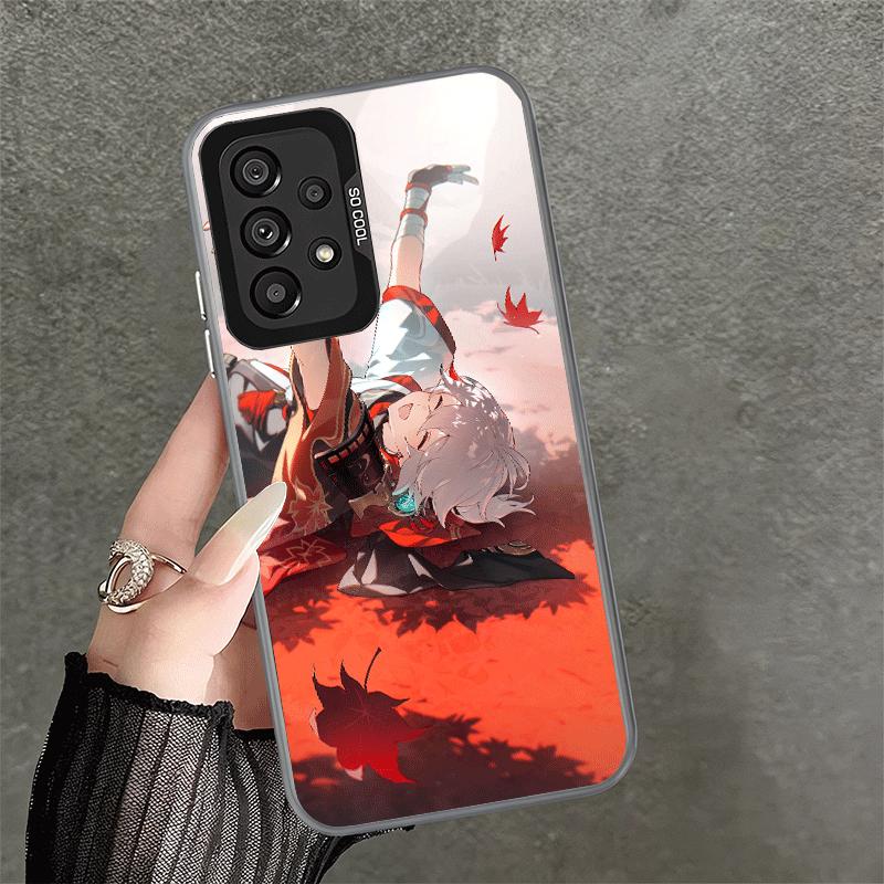 Genshin Impact Kazuha Soft Phone Case for Samsung A17 A16 A15 A14 A13 A57 A56 A55 A54 A53 A37 A36 A35 A34 A33 A26 A25 A24 A23 A5