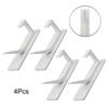 Functional Heavy Duty Shower Hooks Set of 4 for Towel and Key Storage in For Bathrooms with Easy Installation Process