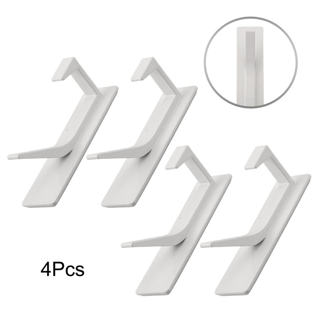 Functional Heavy Duty Shower Hooks Set of 4 for Towel and Key Storage in For Bathrooms with Easy Installation Process