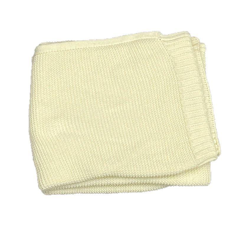 Embroidered Cotton Stroller Cover Blanket Knitted Cuddle Nap Blanket Sofa Blanket Blanket Quilt Nap Sofa