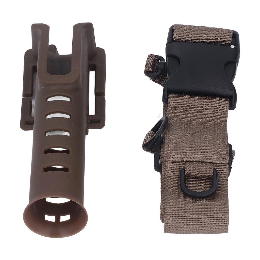Fishing Rod Waist Holder   Lightweight Portable Fishing Pole Bracket Belt with Hooks for Outdoor
