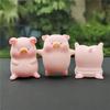 Car Decoration Car Pendant Caught Pig Car Hanging Ornament Peace Amulet Bliss Piglet Car