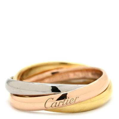 Trinity Trinity Small ModelRing Ring K18WG/18K Yellow Gold #5(JP Size) Array