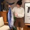 Cartoon Simulation Sea Fish Saury Salmon Throw Pillow Plush Toy Doll Grouper Doll Children'S Rag Doll