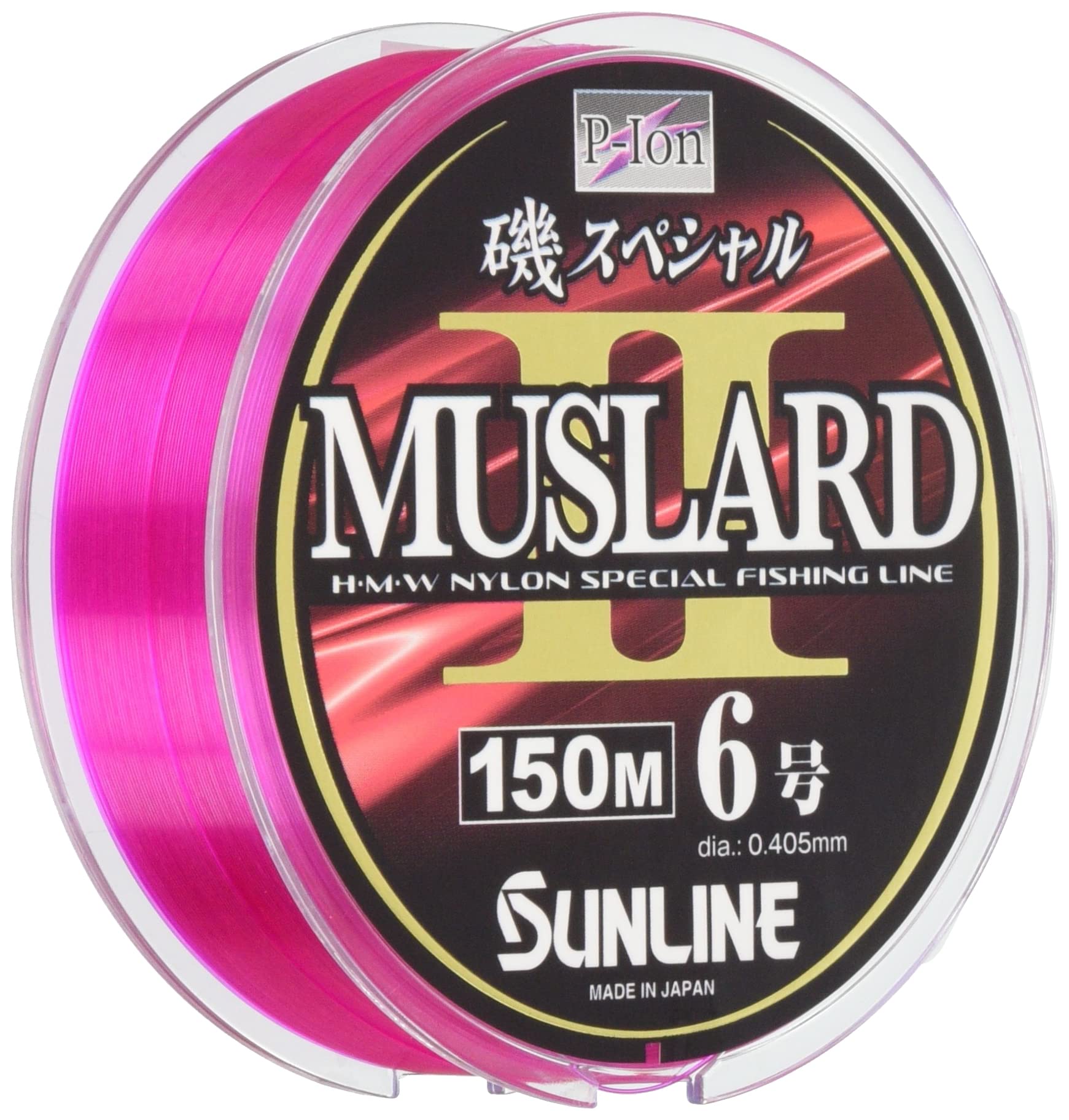 

SUNLINE Iso Special Muslar II Fishing Line, 150m, Size 6, Pink