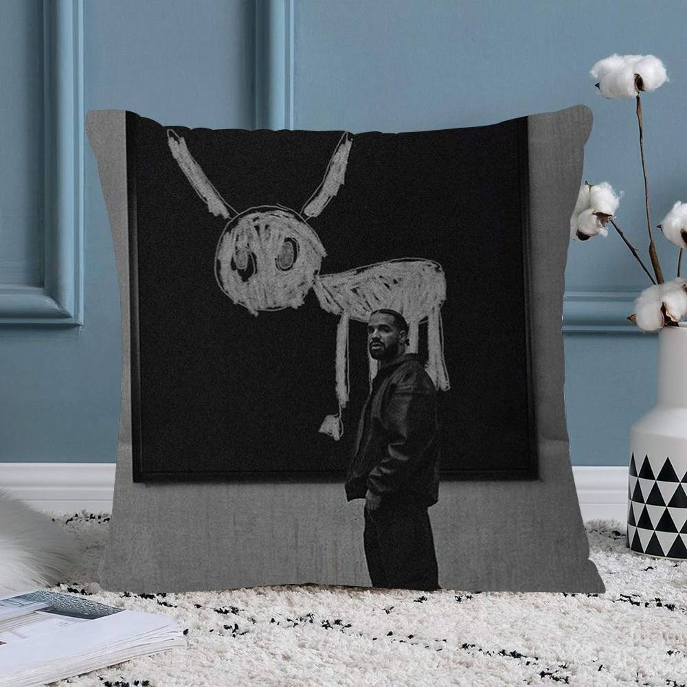 Singer DDrake For Hip Hop Pillow Cover for Bedroom Room and Living Room Sofa Decorative Cushion Cover