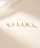 Dieuamour [12Pack] Heart Pearl Layered Earring Set