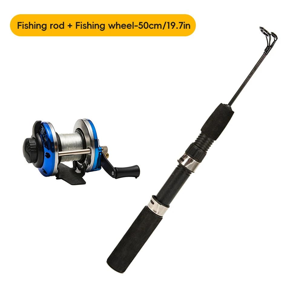 Fishing Rods With Reel Telescopic Fishing Rod And Reel Lightweight Carbon Fiber Angling Gear With Ergonomic Handle For Women Men