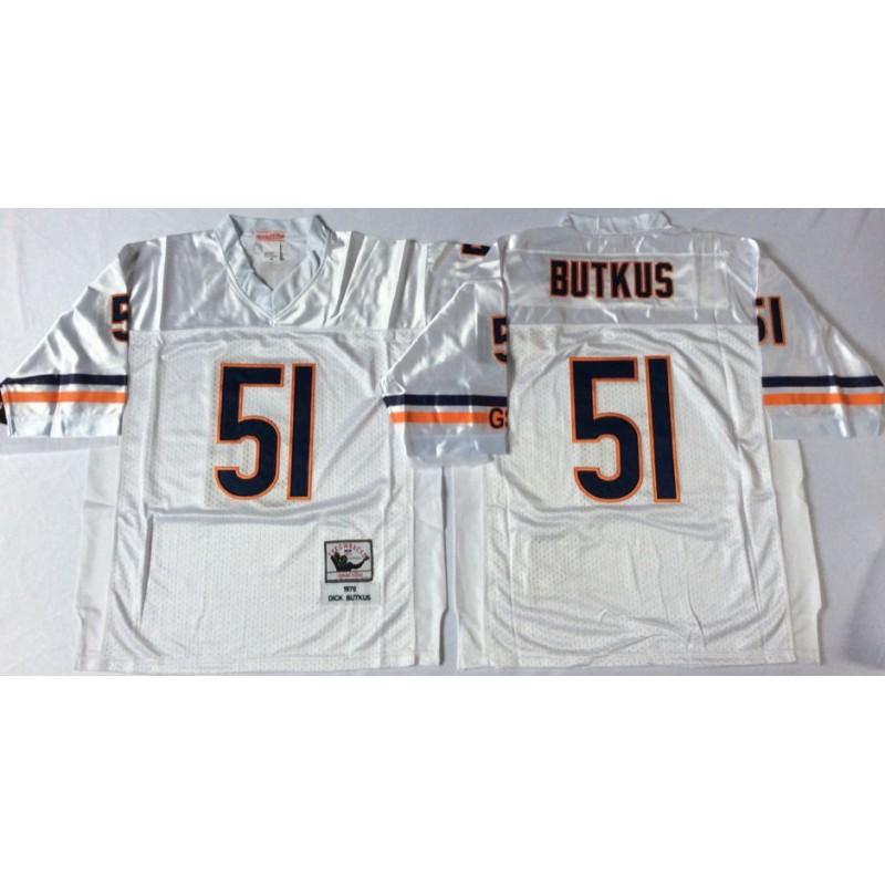 Maglia da Rugby Retro Chicago Bears Uomo Donna Misto Cotone Ricamata Abbigliamento per tifosi sportivi Fitness all'aperto Supporto di squadra