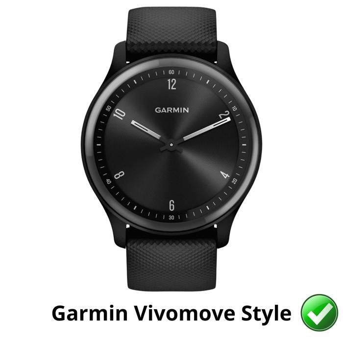 Screen Protector for Garmin Vivomove Style [6 Pack] Ultra Thin Resistant Protective Plastic Film Phonillico