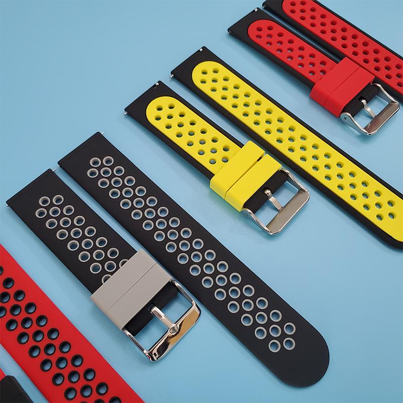 Colorful Sports Silicone Strap For COROS PACE 2 / APEX Pro / 46mm Smartwatch Band Replacement Bracelet Watchband Accessories