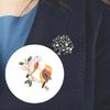 Fashionable Enamel Bird Brooch Clothing Dress Pin Trendy Accessory For Women Girls Casual Formal Wear Gift Present