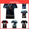 Stilvolles Damen Herren Film Venom Comic Print Lässiges 3D T-Shirt Für Alle Jahreszeiten