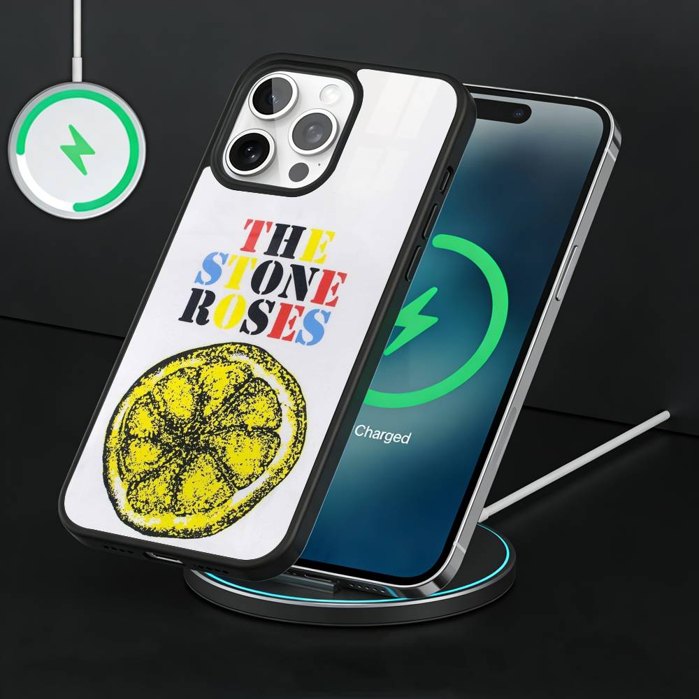 Band The S-Stone Roses Phone Case For iPhone17,16,15,14,13 Plus,Pro Max Magnetic For Magsafe Wireless Charging