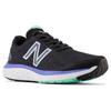 New Balance Fresh Foam 680v7 Retro Fabric Leather Low Top Running Shoes Women sneaker Black Blue W680BR7