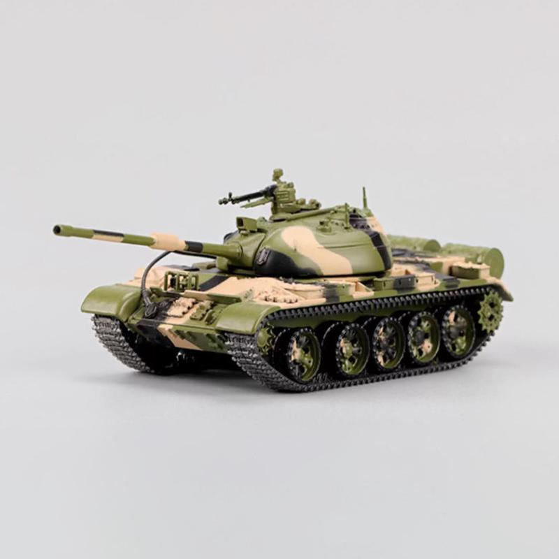 1:64 Scale Perka 59-2 China Version Type 59 Main Station Tank Armored Parade Vehicle Simulation Model Collectible Gift