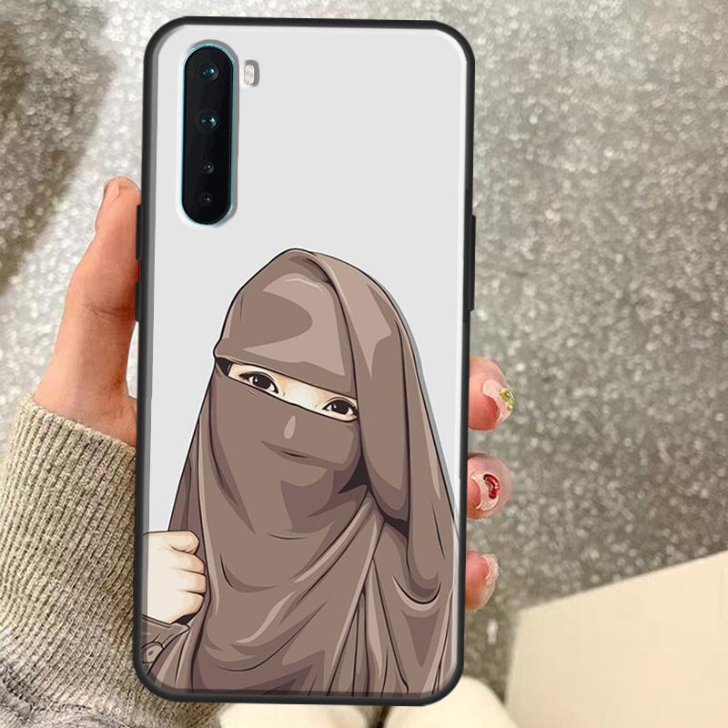 Hijab Face Muslim Islamic Case For OnePlus 15 12 13 11 10 9 Pro 13R 13T 12R 10T 10R Nord CE 5 2 3 4 Lite N20 N30 Coque