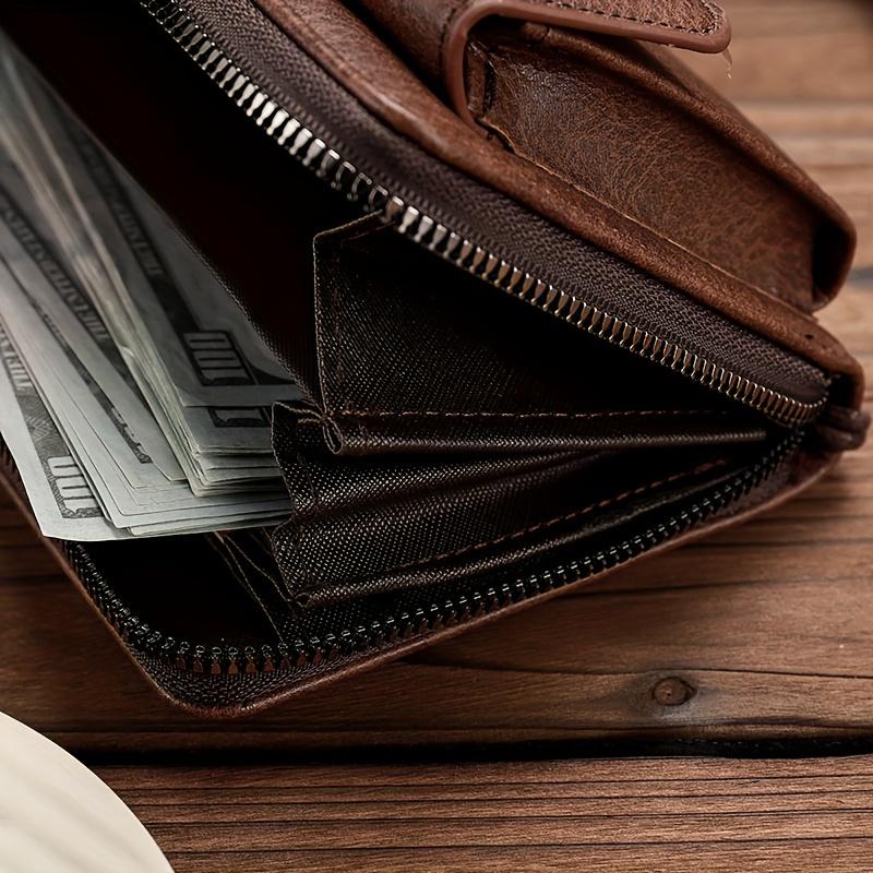 Cartera Hombre Pequeña MANBANG Portafolios Con Cierre Para