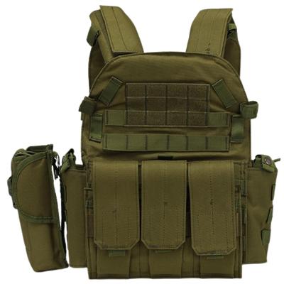 East Leaf Tactical Vest, Survival Vest, Airsoft, Military Vest, Adjustable Magazine Pouch, Lightweight, Army Green