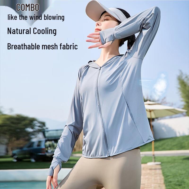 

Combo Women s Summer Ice Silk UPF50+ Sun Protection Jacket M