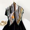Silk Scarf 91cm Women's Headscarf Middle East New Printed Satin Square Scarf Satin Scarf Wholesale Customization