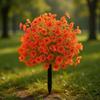 Realistic Flower Stake 22Inch High Artificial Plant Outdoor Plastic Flower For Garden Patio Front Porch Yard Landscaping