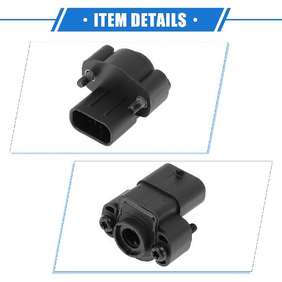 Ersatz für Gaspedalstellungssensor, kompatibel für Jeep Wrangler 2.5L 4.0L 1991-1996, für Jeep Cherokee 4.0L 1991-2001, mit Schrauben