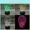 Creative 3d Touch Control Table Lamp Colorful Night Light Perfect Birthday Gift For Bedroom