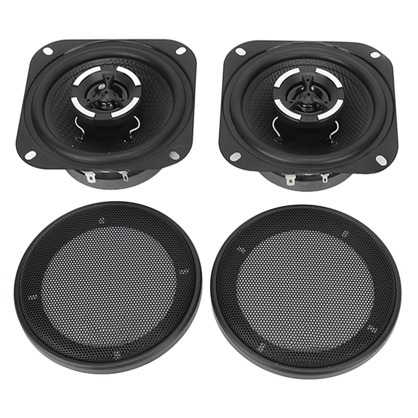 1 пара 4,2-дюймовых автомобильных аудиодинамиков купольный автомобильный твитер 4 Ом 12 В громкоговорители универсальные для автомобиля