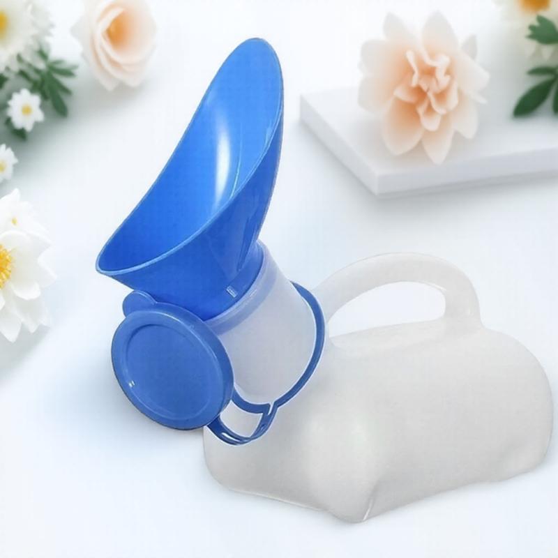 Unisex Urinal Bottle for Men Women Travel Pee Bottle with Lid Funnel Portable Camping Outdoor Car Emergency Toilet