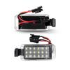 2x White LED License Plate Light Tag Lamp For Chevrolet Camaro 2010-13 92212896