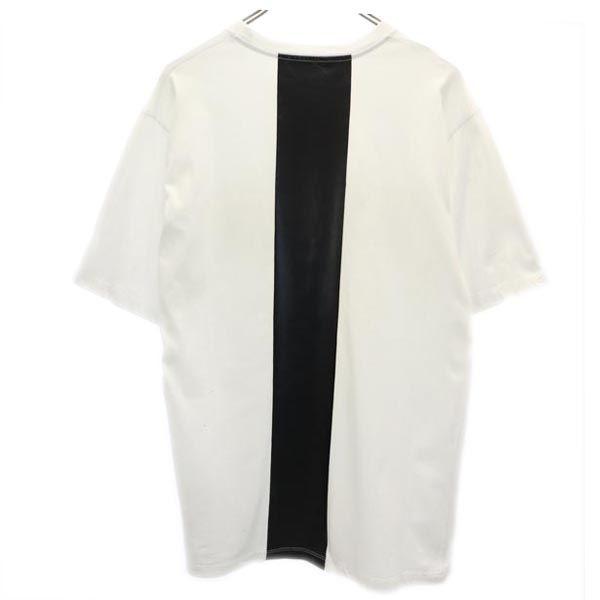 MSGM Made In Italy Print Short Sleeve T-shirt XS White Men's Used