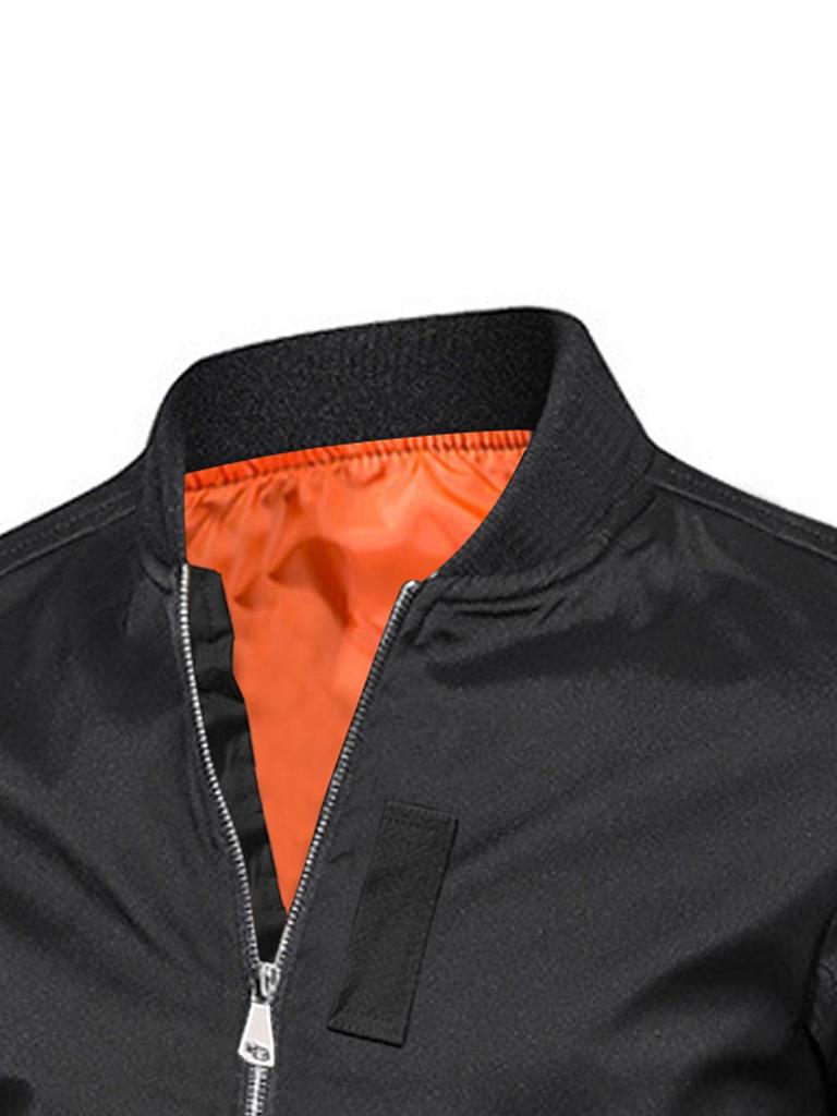 2025 Spring Men's European Bomber Jacket - Loose Fit Baseball Style