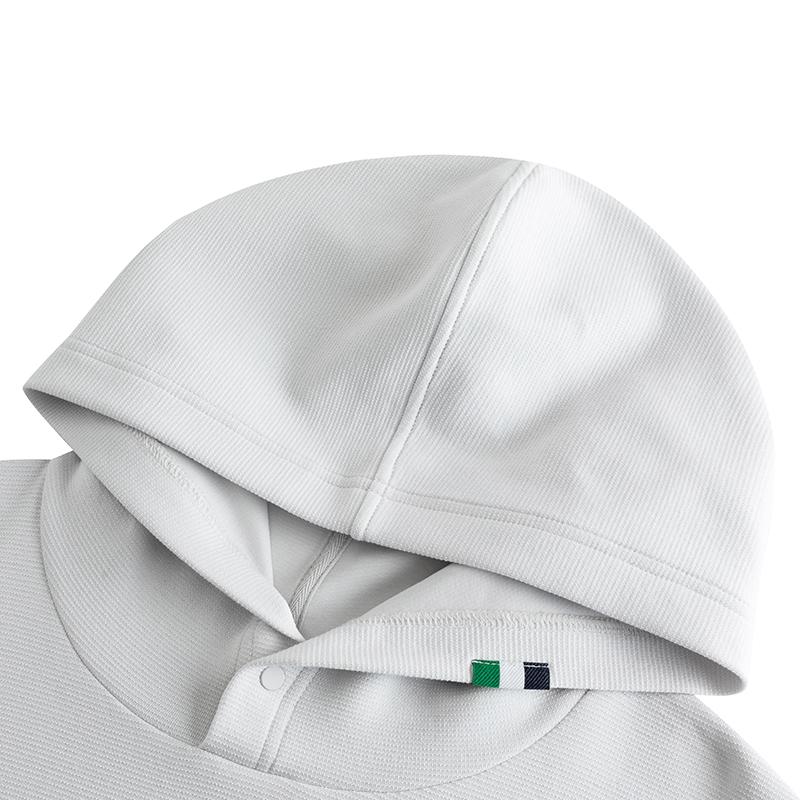 Anta Iconic Simple Universal Comfortable Casual Hoodie Men Hoodies Sand-Gray 152538705-1