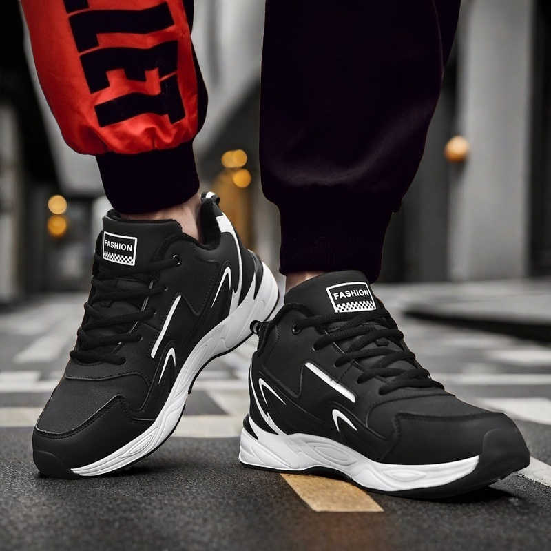Lace Up Zimni Mens Shoes Walking Men's Sneakers Luxury Tennis Sport Technology Chassure Comfort All Brand Order Tenisky