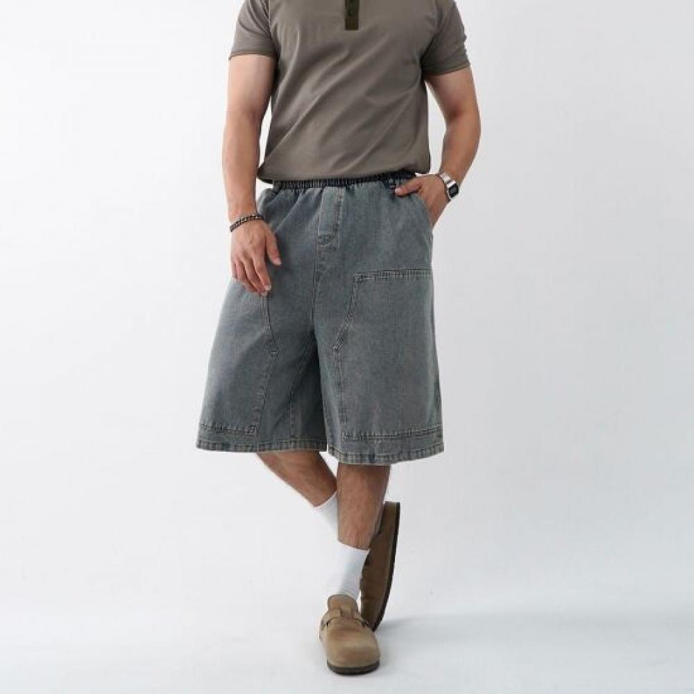 Onl Men S Double Knee 3 4 Denim Bermuda ShortS