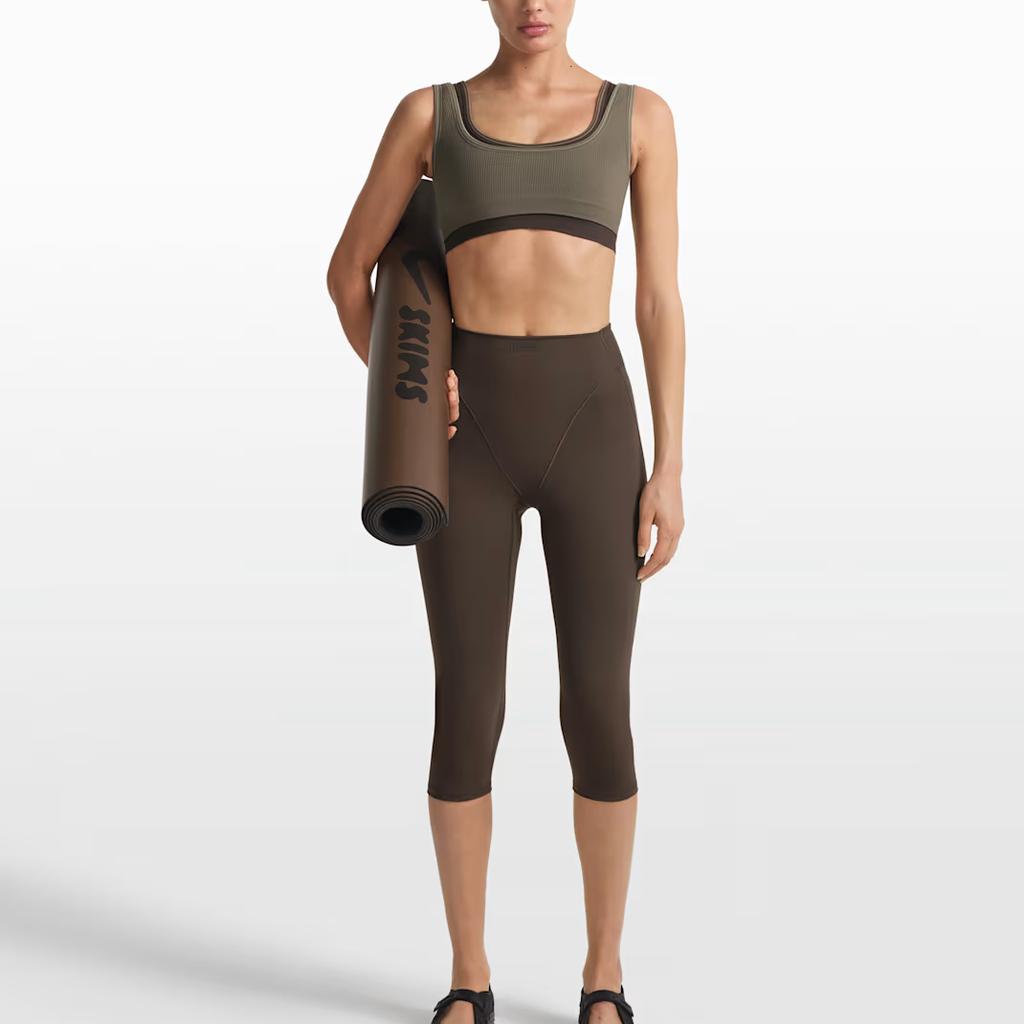 Nike X Skims Ribbed Seamless Comfortable Stretch Lightweight Solid Sports Bra Women Underwear BABRA9712W-DOD