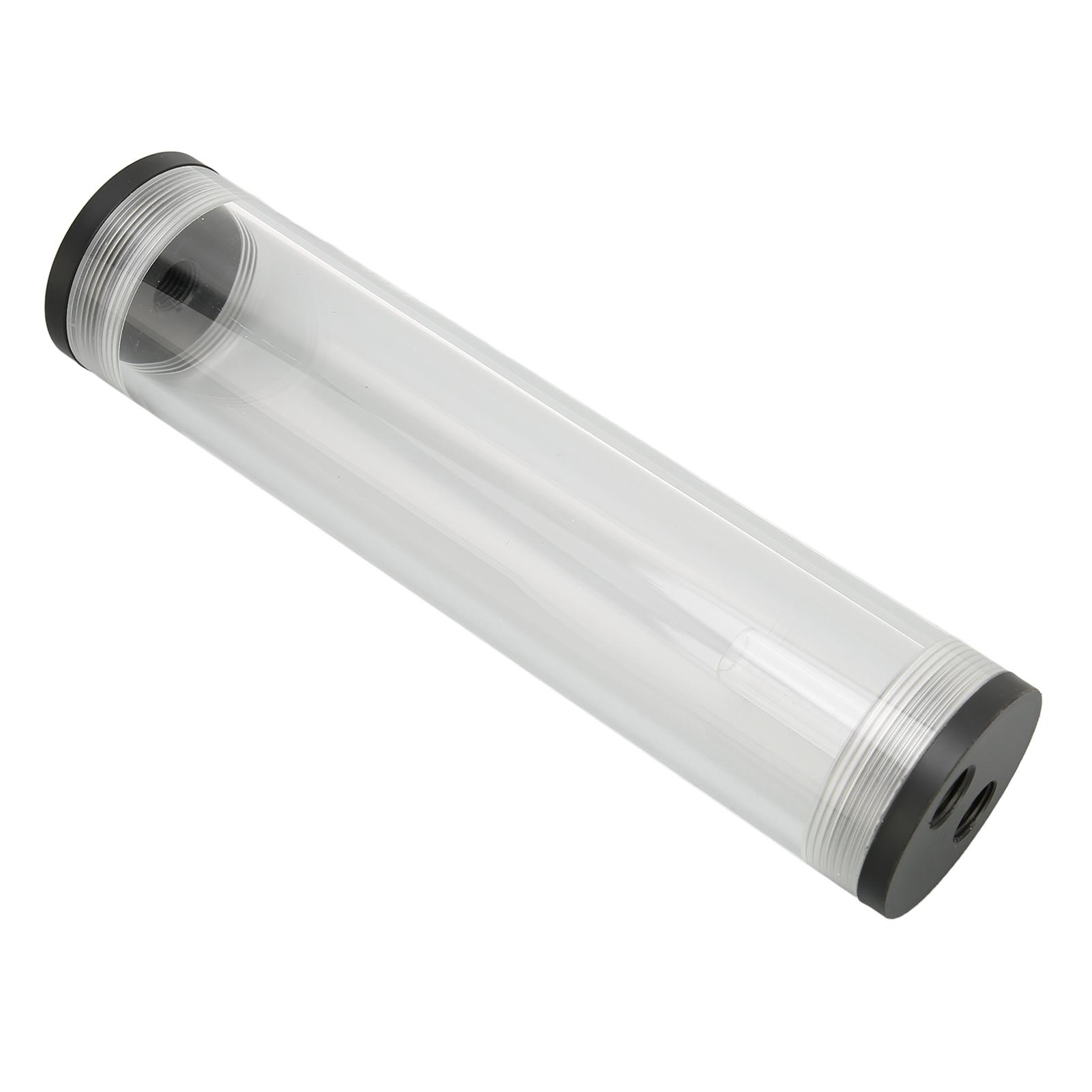 

Water Cooling Tank 50mm Diameter G1 4 Thread Acrylic CPU Water Cooler Kits with L Shaped Buckle Screws for PC Computer