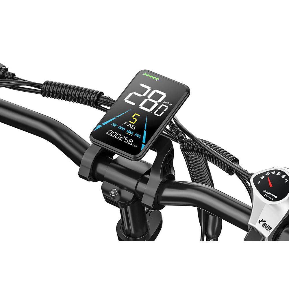 Electric Bicycle Foldable Vitilan 20" 750W Motor City Ebike 48V 13AH Max Range 60Km 7 Speed Top Speed 45Km/h U3