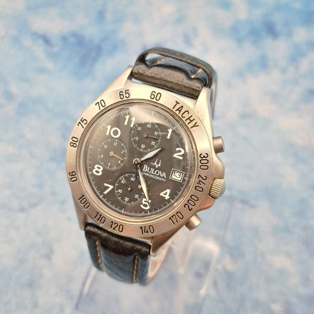 Used [In operation] BULOVA 46101 Quartz Chronograph Watch Men s