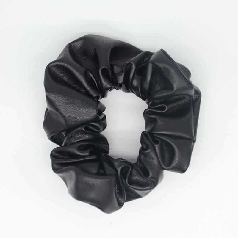 Mingyue Premium Leather Korean Hair Tie - Gentle, No-Damage Hair Accessory for Women