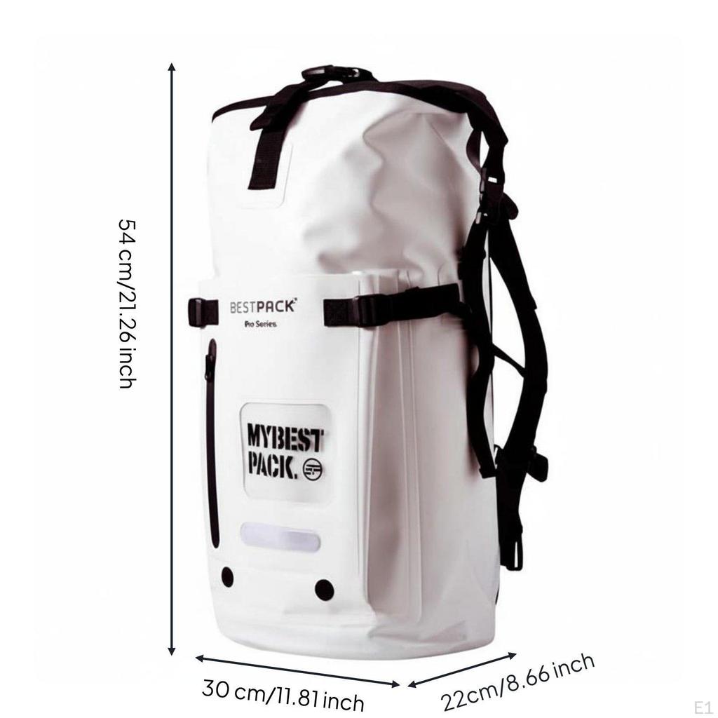 45 L Fins Bag 45Liter Capacity Fin Equipment Travel Friendly Dive Backpack for Divers, Camping,